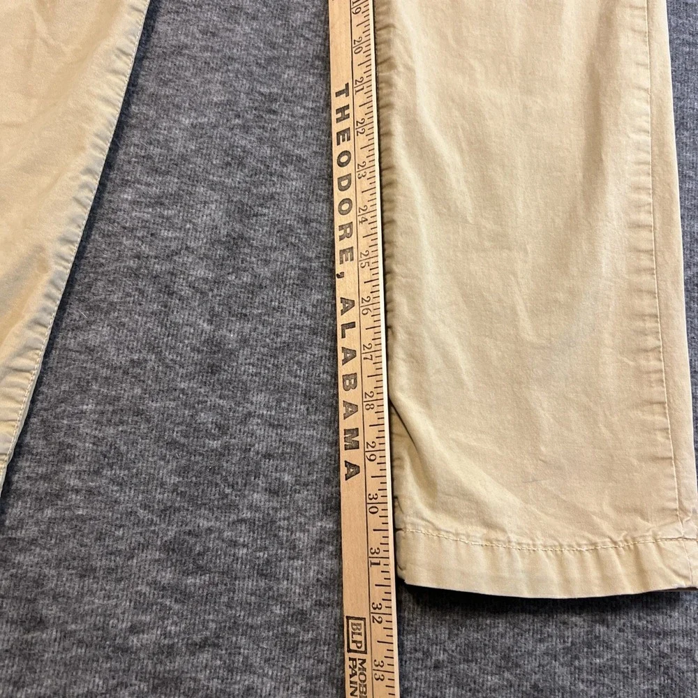 American Eagle Next Level‎ Flex Slim Straight Pants 32x34 Tan Cotton Blend Mens